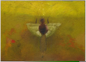 Bienenkönigin, Öl auf Leinwand, 50 x 70 cm, 2004