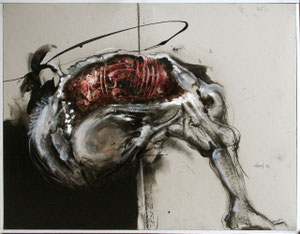 Acrylique sur carton Dim: 62cmx80cm