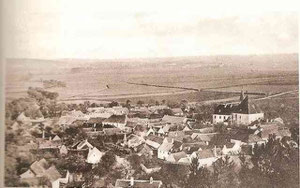 Luftaufnahme von Mödring aus dem Jahr 1918