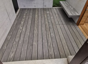 Terrassenboden Accoya Color Gray, Bern Terrassenboden Bern Zürcher Holzbau Benr AG