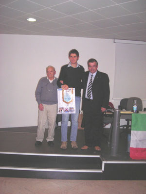 LA PREMIAZIONE DI MANUELE CADDEO