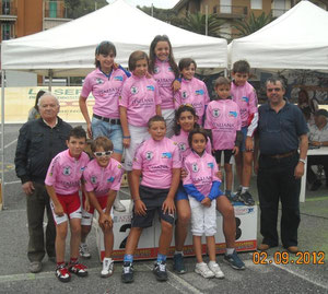 TUTTE LE MAGLIE ROSA DEL GIRO GIOVANISSIMI STRADA 2012