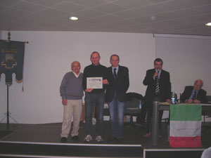 LA PREMIAZIONE DEL CS ORTOVERO CAMPIONE PROVINCIALE DI CICLOTURISMO