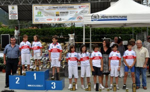 I CAMPIONI PROVINCIALI GIOVANISSIMI STRADA DEL 8 AGOSTO 2010 A ORTOVERO