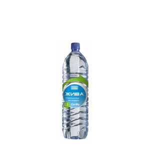 0,5 литровая бутылка с лечебно- столовой водой