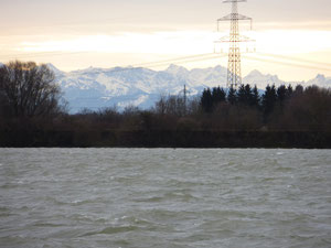 Tauwetter mit Süd-West Wetterlage.Ende Januar