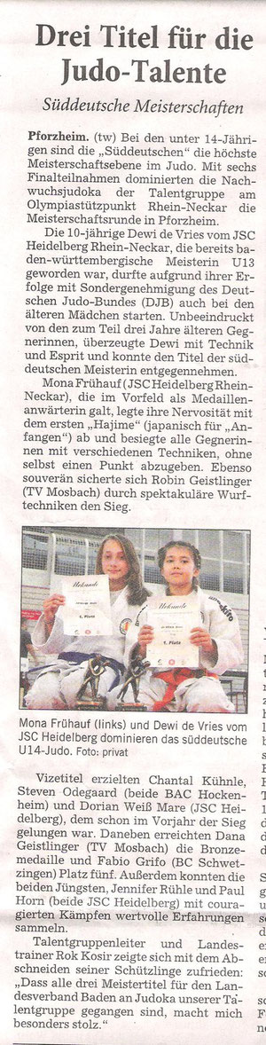 Rhein-Neckar-Zeitung (14.11. 2011)