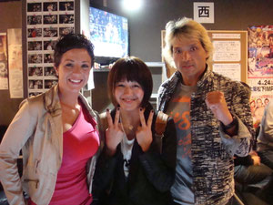 AKIRA選手、朱里選手、セリーナ選手