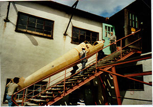 The stairs at SZ 'Jezow"