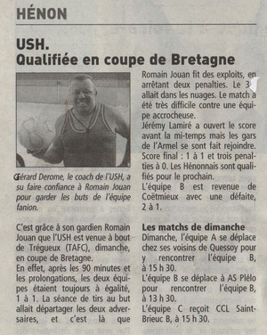 Article du télégramme du 19/09/2012