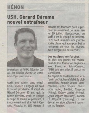 Article du télégramme du 10/07/2011