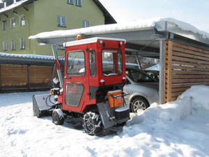 Unsere neue Schneefräse
