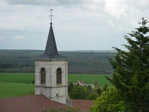 le clocher de l'église Ste Marie