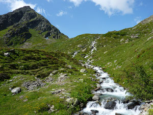 la montagne ruisselle de partout.