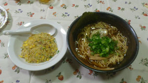 チャーハンと早川ラーメン