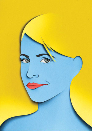 Portraits paper art-30