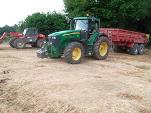 Johndeere 7820 et Normande