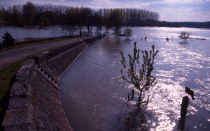 La Truchère écluse inondée