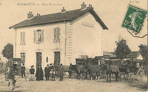 Ancienne gare et diligences à Cormatin
