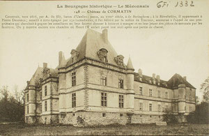 Le Château de Cormatin au début du 20ème siècle