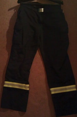 Mit der "Feuerwehr-Einsatzhose" ist jedes Mitglied der Gutendorfer Einsatzabteilung ausgestattet.