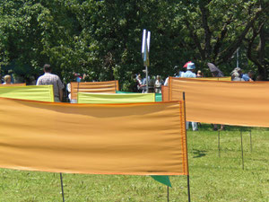 Schweiz Kunstwiese, große, vergängliche Installation