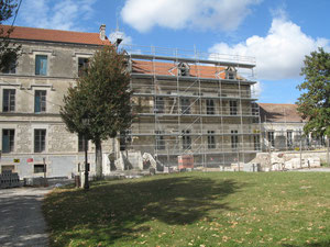 Château, façade avant, le 8 oct 2011