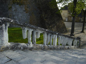 montée vers le château que nous n'admirons que de l'extérieur... Datant du XVè, édifié pour les ducs de Beauvillier à l'emplacement d'une forteresse féodale des comtes de Blois