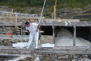 la "récolte" du sel