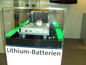 Lithium Batterie mit Laderegelung