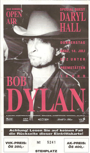 Bob Dylan Unterprämstätten 14.Juli 1994