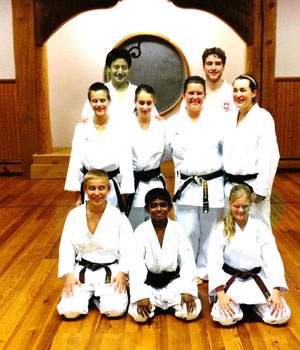 Bild mit den qualifizierten Karatekas