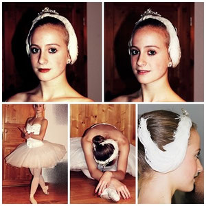 Hannah with her costume