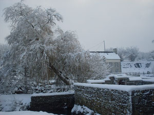 le moulin de Sey sous la neige (hiver 2010)