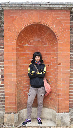 Michelle at Hampton Court, England