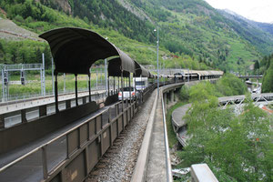 スイスの山岳車載列車