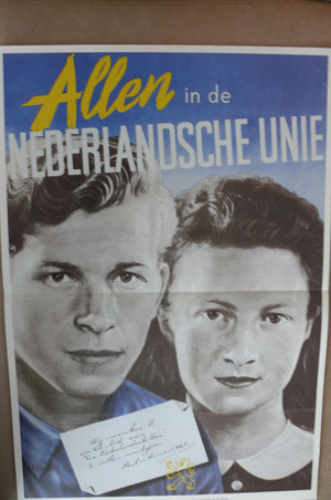 Affiche Allen in de Nederlandsche Unie