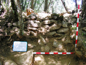 Excavación en la muralla Sur
