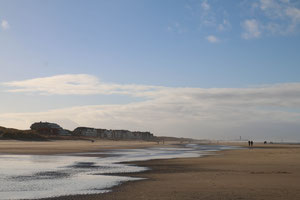 Weiter Strand, Dünnenlandschaft, schönster Küstenort