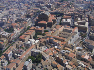 Palermo city-center - air view