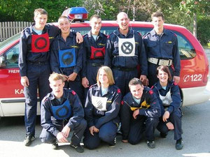 Das Wettkampfteam der FF Kasten im Jahr 2012.