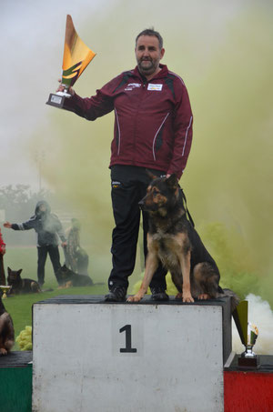 SAS-Italienmeister 2012 - Campione sociale di addestramento SAS 2012 - Josef Pircher (Jumbo) mit Fanto von der Vill