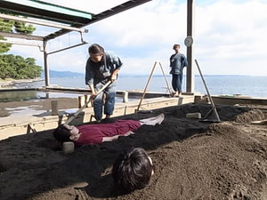 埋められました