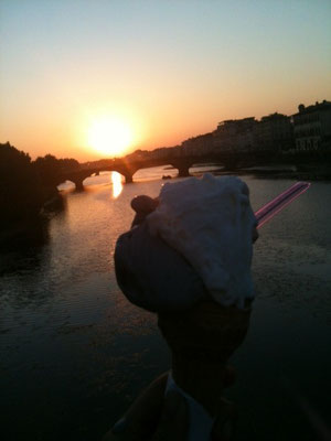 世界一の夕陽!