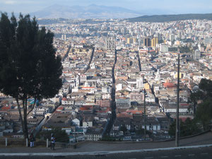 Aussicht ueber Quito