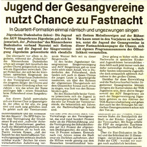 1984 - Jugend der Gesangvereine