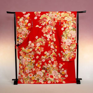 赤いkimono