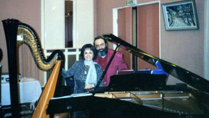 Nehama & Shimon REUBEN. DUO REUBEN. Concert à TROYES. FRANCE MARS 2001