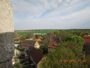 Baumersroda, Blick vom Wasserturm 