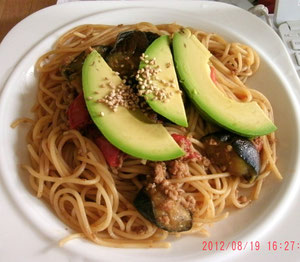 そしてアボカドパスタw